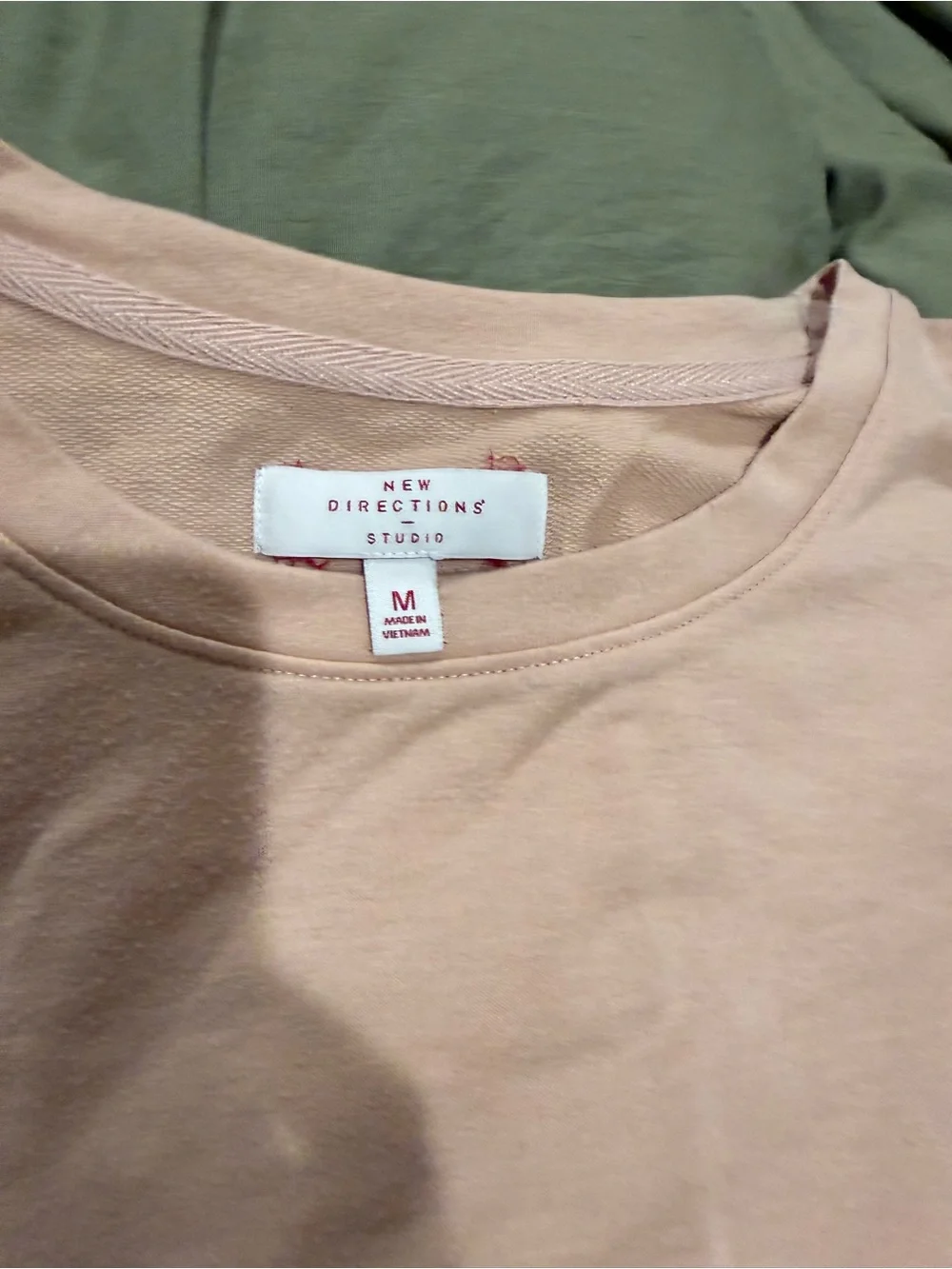 new directions Blush Crewneck Short Sleeve Tee